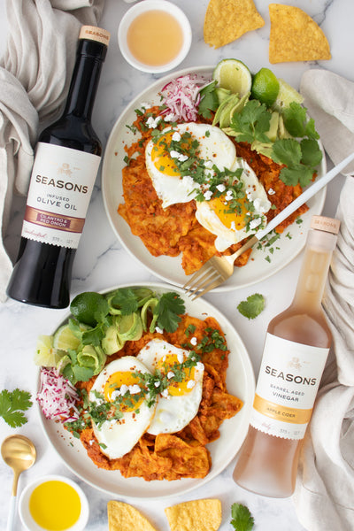 Chilaquiles Rojo | Seasons Olive Oil &amp; Vinegar Recipes blog