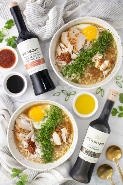 Thai Chicken & Rice Soup | featured, Soup and more | Seasons Olive Oil &amp; Vinegar Recipes blog