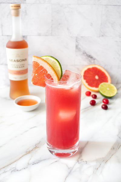 Summery Sea Breeze Mocktail | Seasons Olive Oil & Vinegar Recipes blog