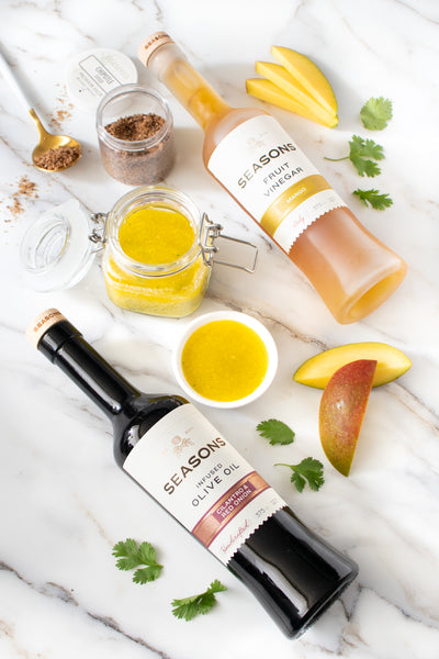 Sweet & Savory Mango Vinaigrette | Dressing, Vegetarian and more | Seasons Olive Oil &amp; Vinegar Recipes blog
