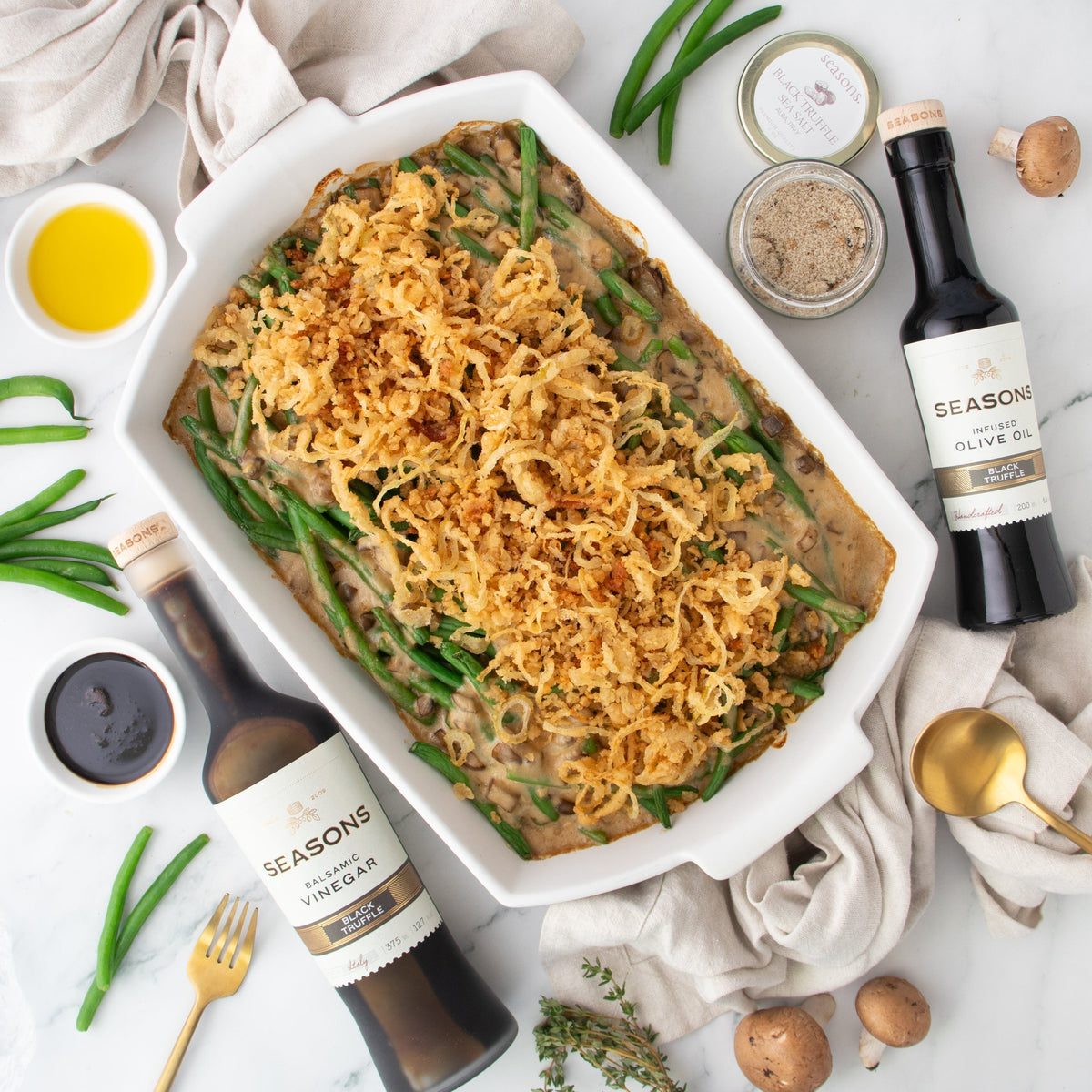 Black Truffle Green Bean Casserole