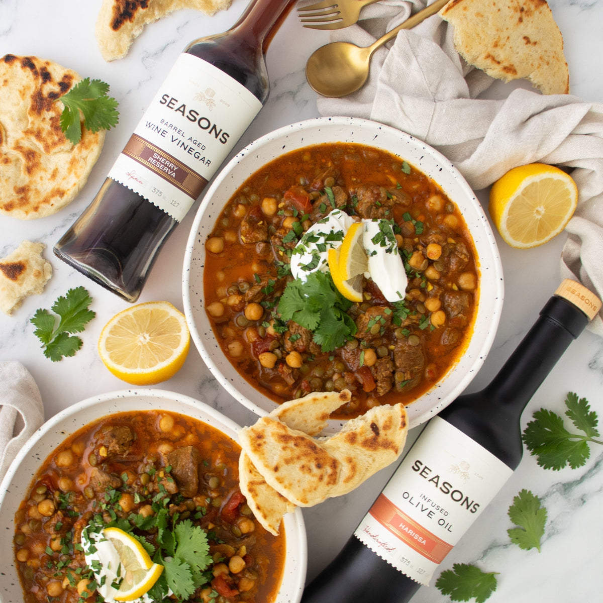 Harira (Moroccan Lamb, Tomato, and Lentil Stew)