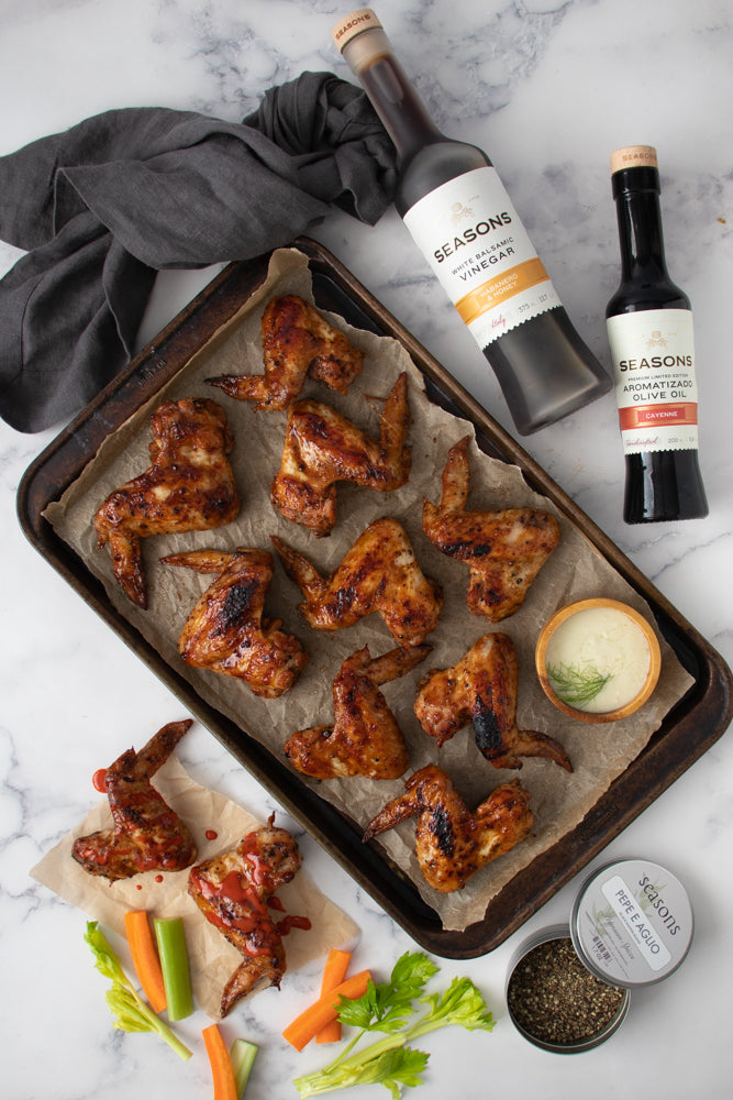 Spicy & Peppery Smoked Wings