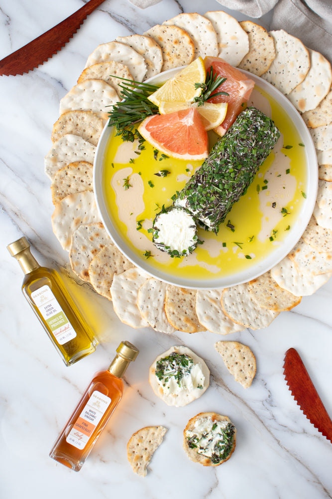 Citrus & Herb Goat Cheese with Crackers
