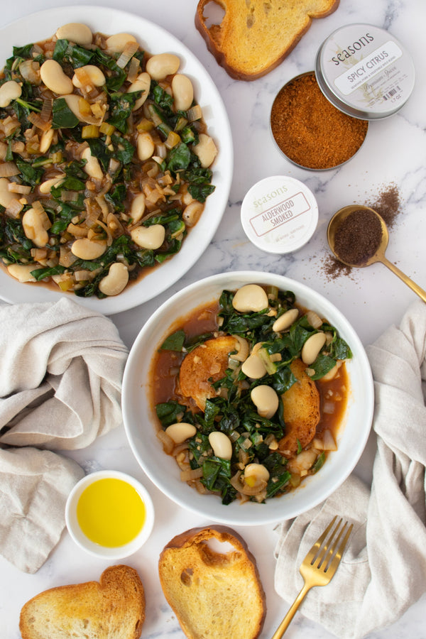 Smoky-Beans & Greens