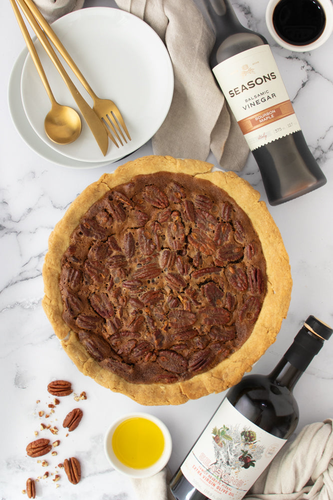 Bourbon Maple Pecan Pie