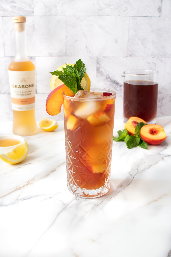 Sweet Peach Tea Mocktail 