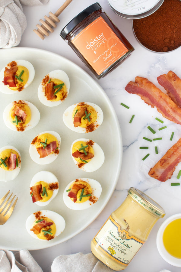 Honeyed-Bacon Deviled Eggs