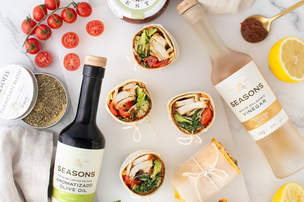 Elevated Chicken Caesar Wraps