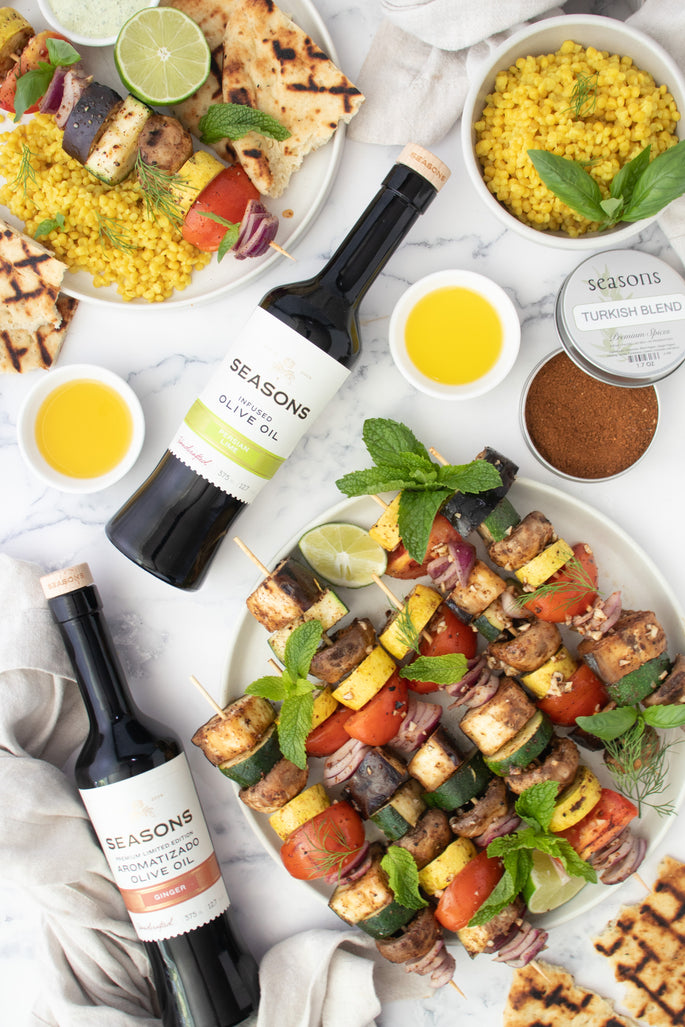 Turkish Vegetable Kebabs | Appetizer, Entree, featured and more