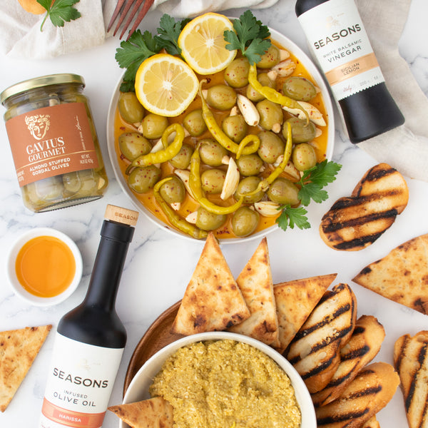 Citrus & Spice Tapenade & Marinated Olive Duo | Appetizer