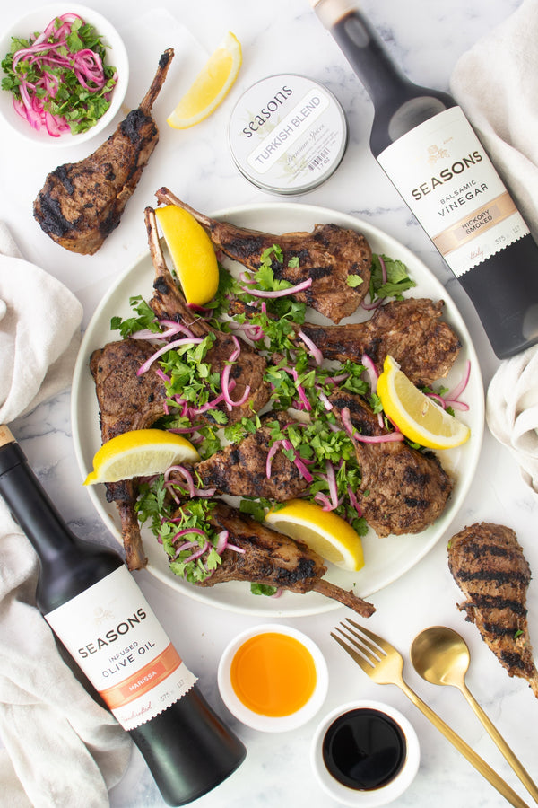 Smoky Mediterranean Grilled Lamb Chops