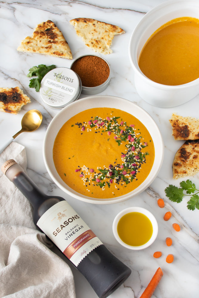 Turkish-Spiced Carrot & Tahini Soup Recipe