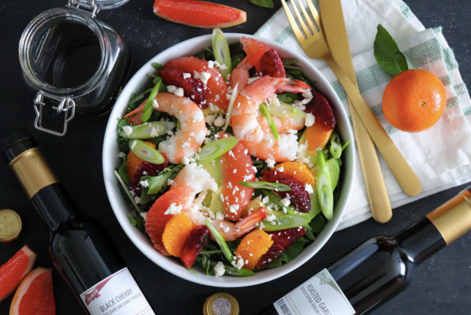 ShrimpCitrusSalad_Cherry Balsamic Vinegar 