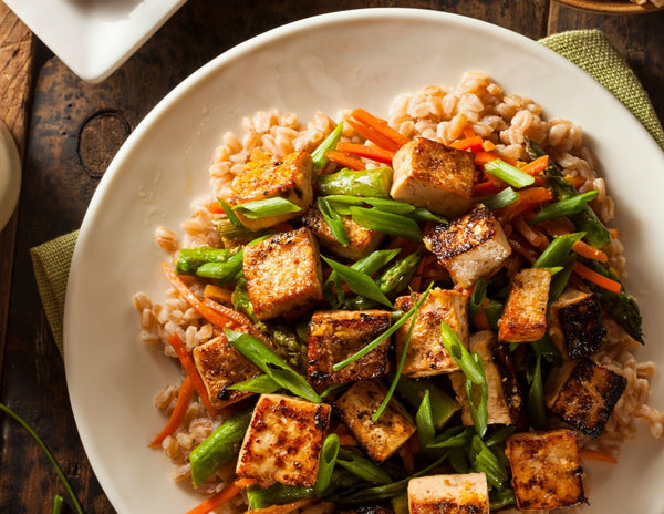 Teriyaki Infused Balsamic Tofu