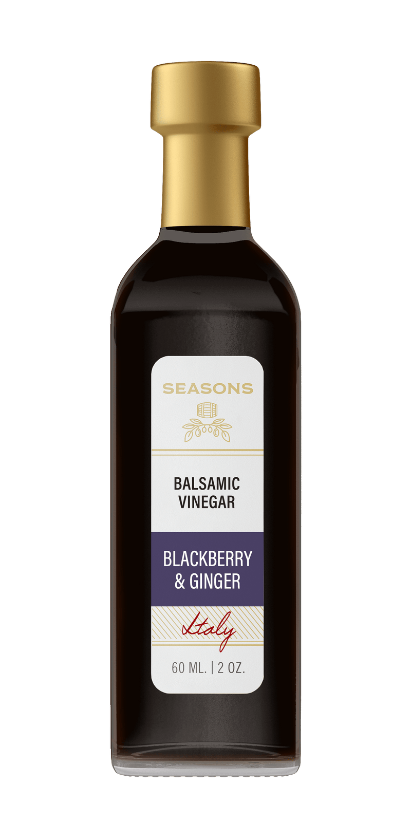 Millpress Imports Dark Balsamic 60mL Blackberry & Ginger Infused Dark Balsamic