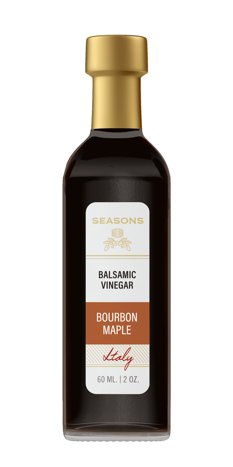 Millpress Imports Dark Balsamic 60mL Bourbon Maple Infused Dark Balsamic