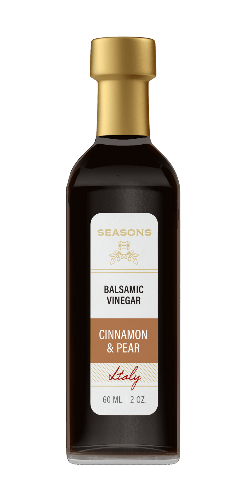 Millpress Imports Dark Balsamic 60mL Cinnamon & Pear Infused Dark Balsamic