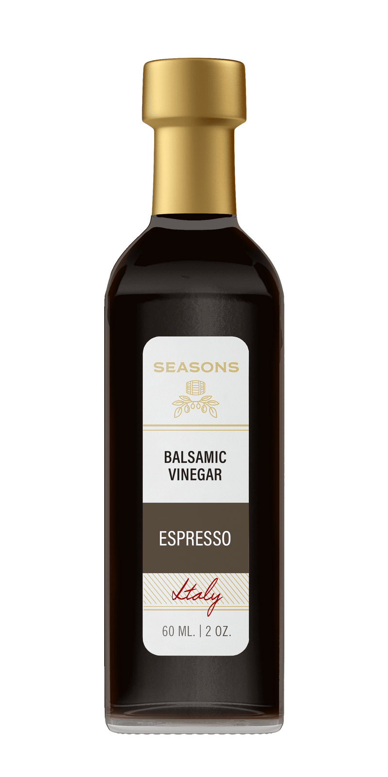 Millpress Imports Dark Balsamic 60mL Espresso Infused Dark Balsamic
