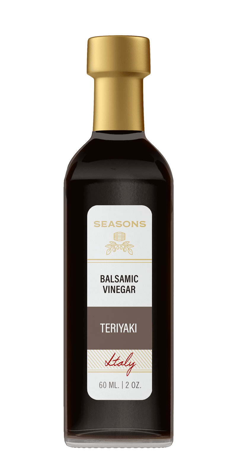 Millpress Imports Dark Balsamic 60mL Teriyaki Infused Dark Balsamic