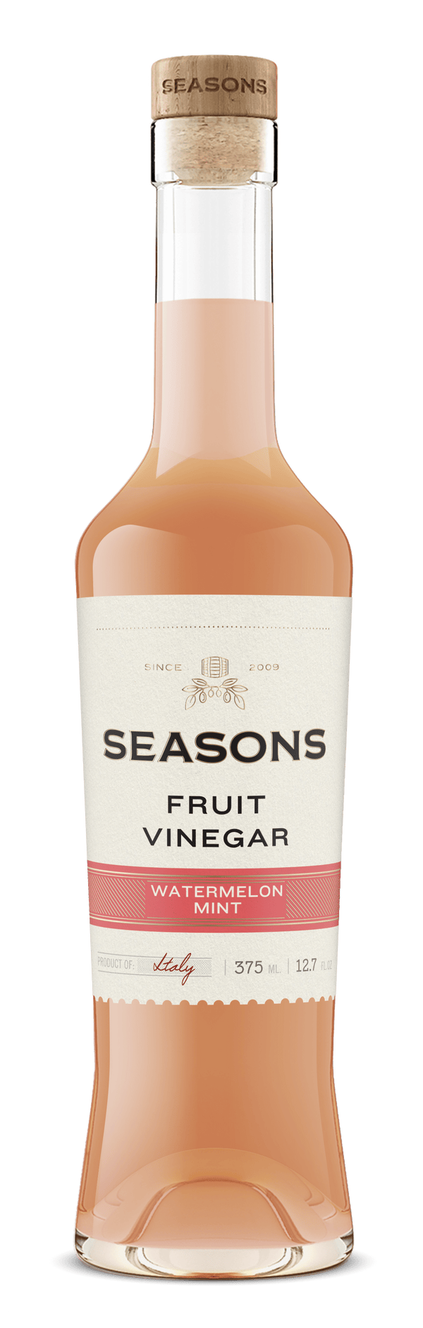 Millpress Imports Fruit Vinegar 375mL Watermelon Mint Rosé Fruit Vinegar