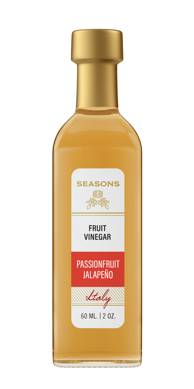 Millpress Imports Fruit Vinegar 60mL Passionfruit Jalapeño Fruit Vinegar