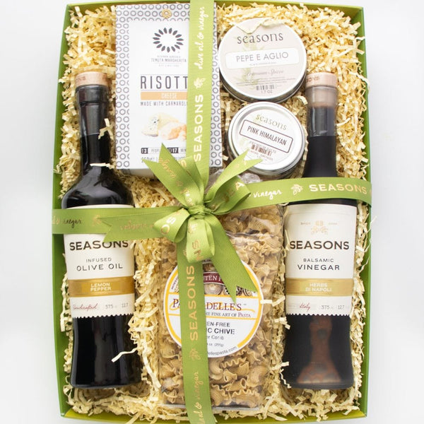Millpress Imports gifts Gluten-Free Gourmet Gift Basket – Limited Edition Olive Oils & Italian Favorites