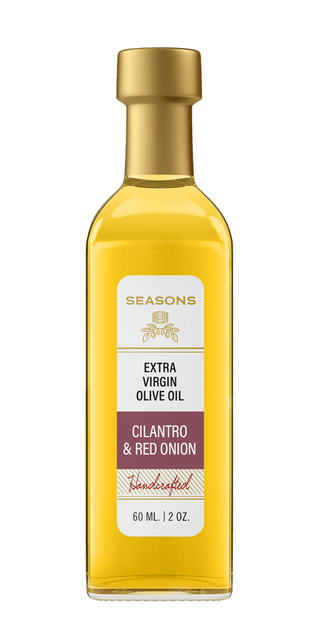 Buy Cilantro & Red Onion Infused Olive Oil Online | Seasons Tap Room
