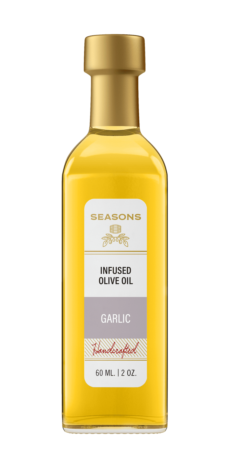 Millpress Imports Infused Olive Oil 60mL Garlic Infused Olive Oil