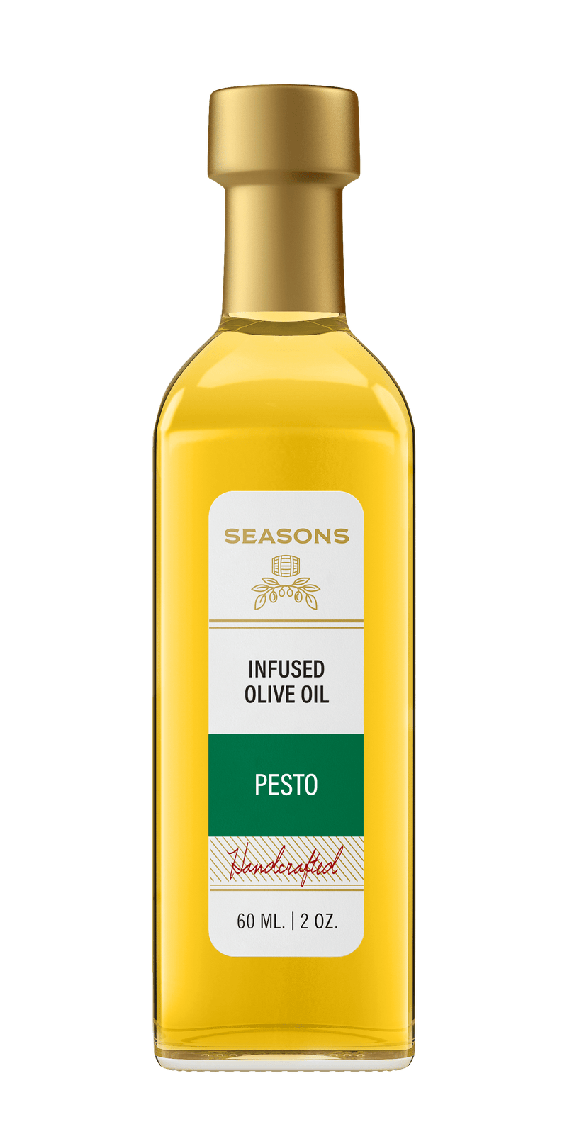 Millpress Imports Infused Olive Oil 60mL Pesto Infused Olive Oil