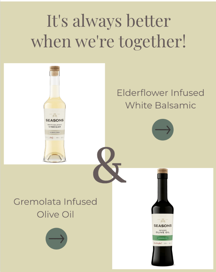 Seasons Olive Oil & Vinegar Infused Olive Oil April Pair