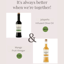Seasons Olive Oil & Vinegar Infused Olive Oil August Pair