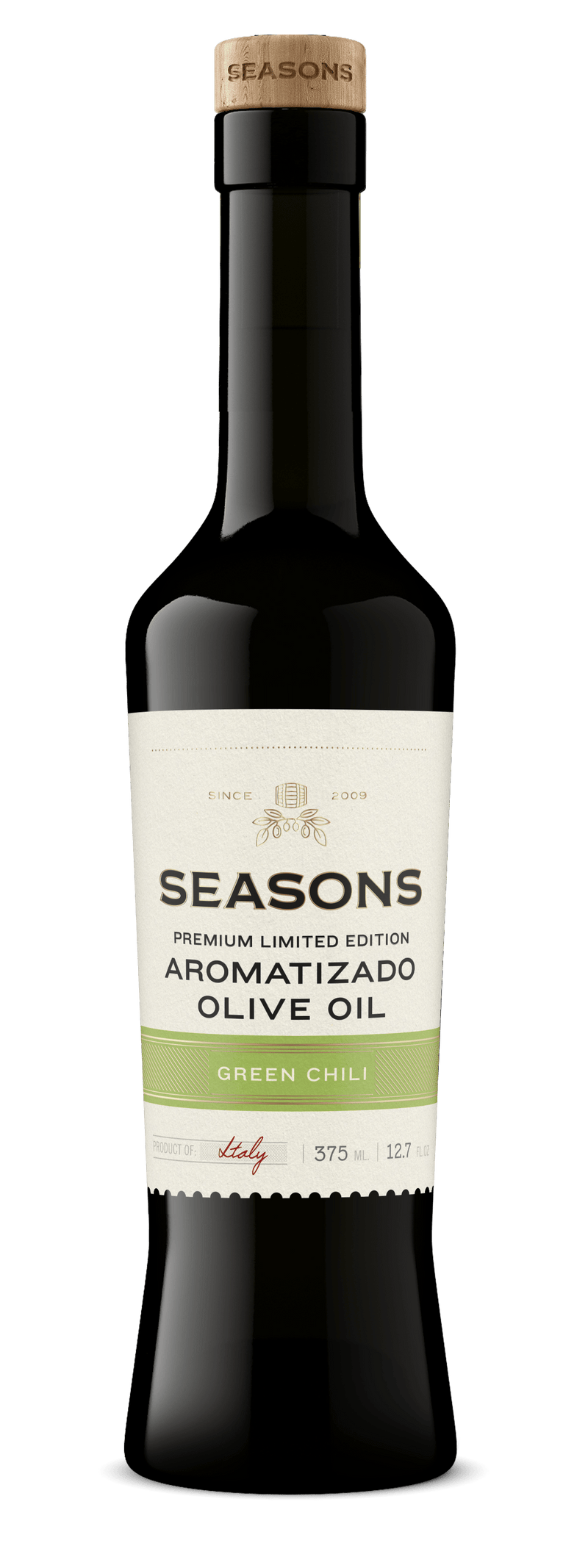 Buy Green Chili Infused Olive Oil Online | Seasons Tap Room