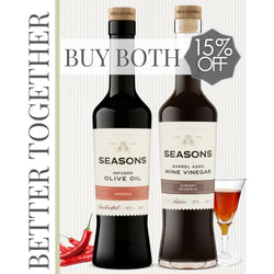Seasons Olive Oil & Vinegar Infused Olive Oil September Pair Sherry & Harissa