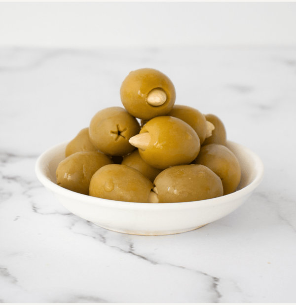 Millpress Imports Olives 11.2 oz Almond Stuffed Manzanilla Olives