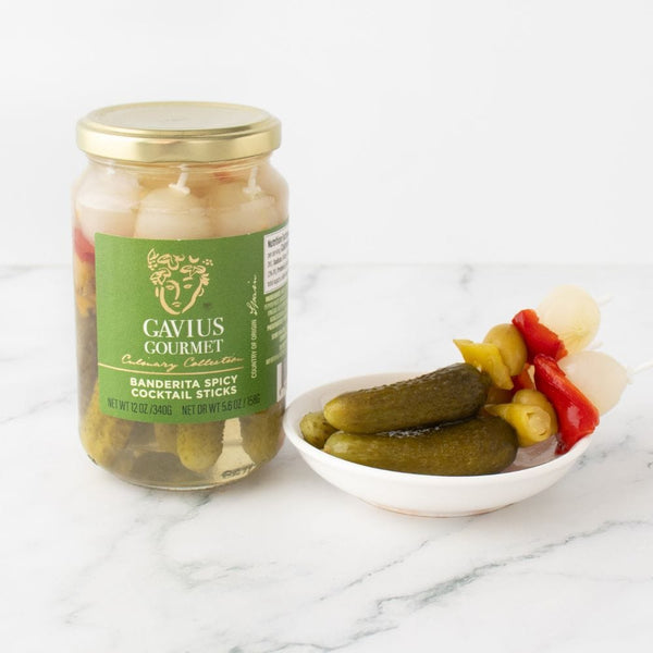 Millpress Imports Olives Banderita Spicy Cocktail Sticks