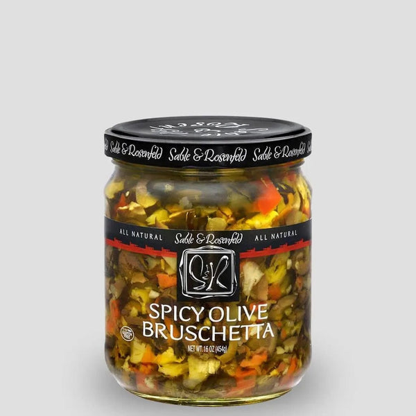 Seasons Olive Oil & Vinegar Olives Spicy Mediterranean Bruschetta