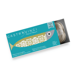 Millpress Imports Specialty Pantry Capers Premium Mediterranean Anchovy Fillets in Olive Oil