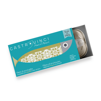 Millpress Imports Specialty Pantry Capers Premium Mediterranean Anchovy Fillets in Olive Oil