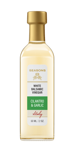 Millpress Imports White Balsamic 60mL Cilantro & Garlic Infused White Balsamic Vinegar
